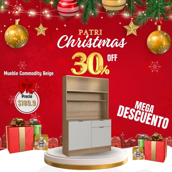 Mueble commodity Beige