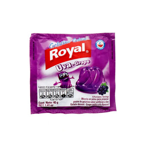 Gelatina Royal Uva 40 Gr