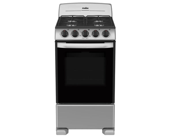 ESTUFA MABE GAS 20" GRIS, 4 QUEMADORES
