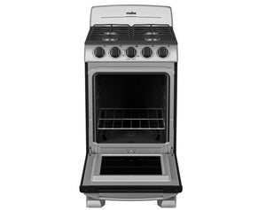 ESTUFA MABE GAS 20" GRIS, 4 QUEMADORES