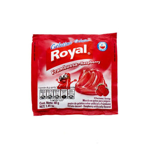 Gelatina Royal Frambuesa 40 Gr