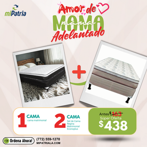 COMBO  Cama- cama matrimonial
