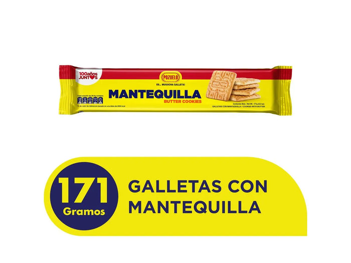 Galleta Pozuelo Dulce Mantequilla 171Gr