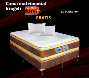 Colchón Matrimonial Kingeli 2.0 Doble Top