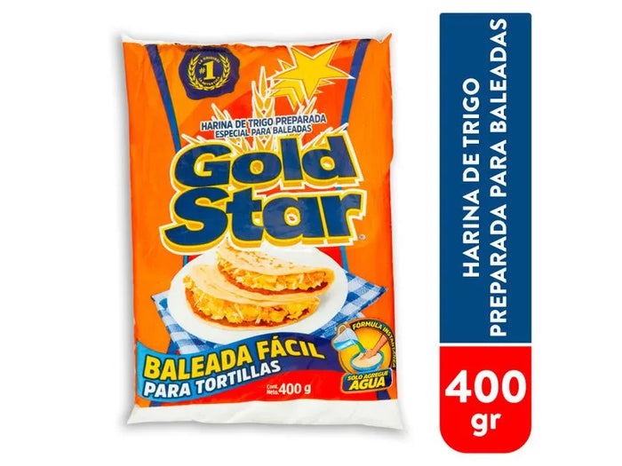 Harina De Trigo Gold Star Baleada Facil Para Tortilla 1 lb
