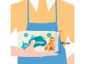 BABYSEC TOALLAS HUMEDAS 50UND