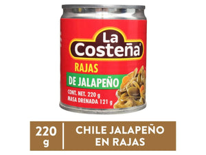 La Costena Chile Jalapeno Rajas 121GR