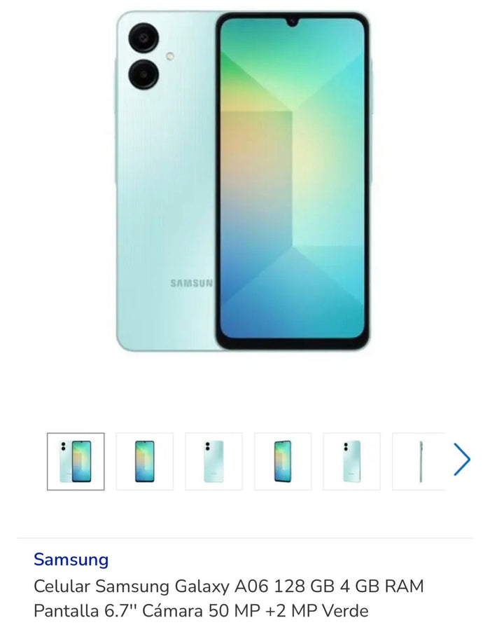 Celular Samsung Galaxy A06