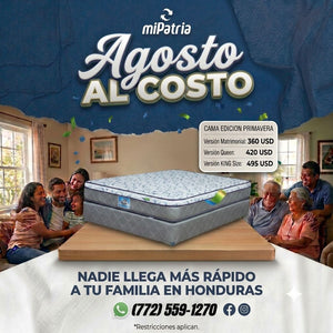 Cama matrimonial OLYMPIA edición Primavera