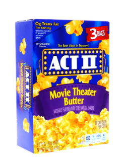 Palomitas Act II Butter 3 Un