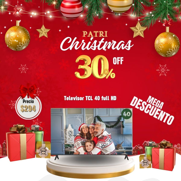 Televisor TCL 40 full HD
MEGA
DESCUENTO