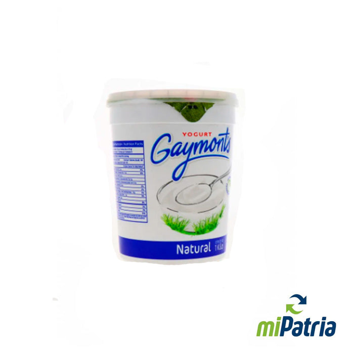 GAYMONTS YOGURT NATURAL 1LT