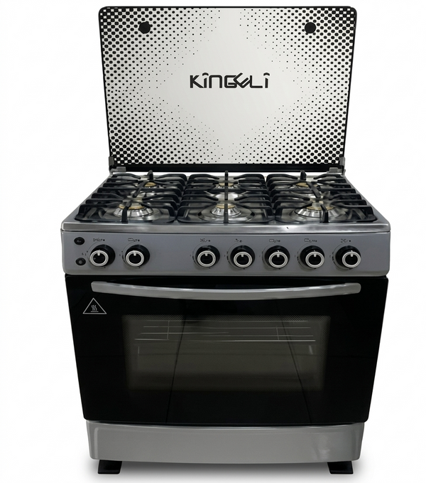 Estufa Kingeli 6Q 30CG parrillas de hierro colado