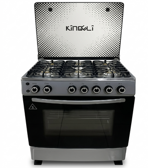 Estufa Kingeli 6Q 30CG parrillas de hierro colado