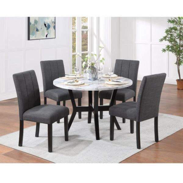 Juego de Comedor redondo Mármol