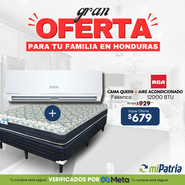Combo Queen + Aire Acondicionado
