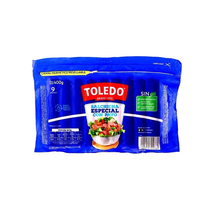 Toledo Salchicha Especial Con Pavo