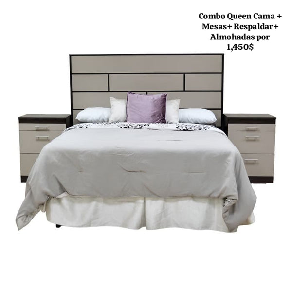 Combo Queen + Mesa + Cama