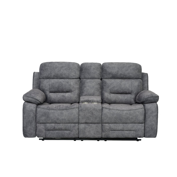 SOFA RECLINABLE CCONSOLA GR OSC