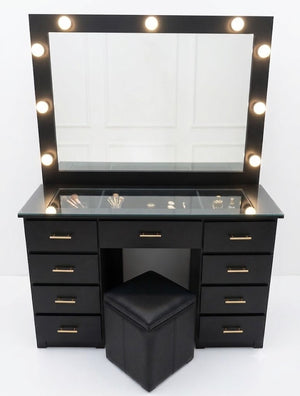 Vanity tocador con espejo + luces