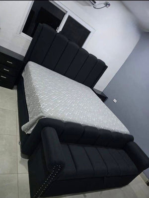 CAMA KING SIZE CON RESPALDAR