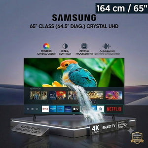 Smart TV 65" Samsung 4k + Barra de sonido