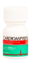 Cardioaspirina 81 MG Bote
