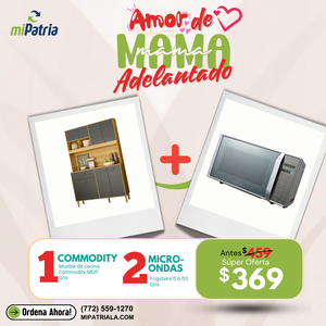 Combo Microondas commodiy