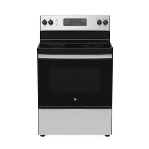 Estufa Eléctrica GE/ 30"/ de Vitrocerámica/ Gris