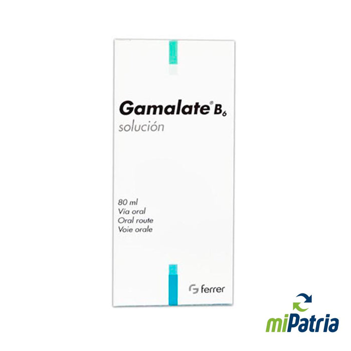 GAMALATE B6 SOLUCION 80 ML