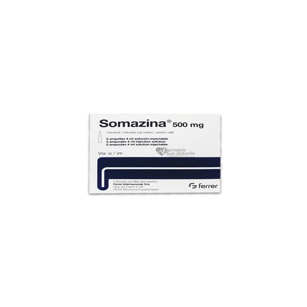 SOMAZINA 500 MG X 5 AMP USA