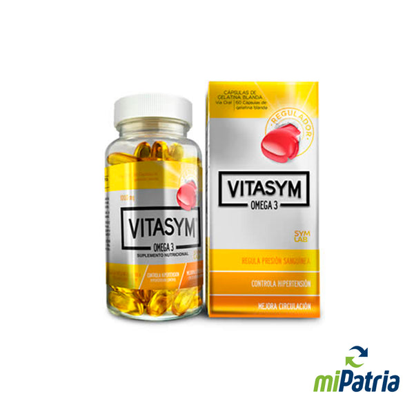 VITASYM OMEGA 3 X 60 GEL CAP