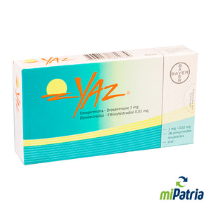 YAZ 20 MG X 28 TAB