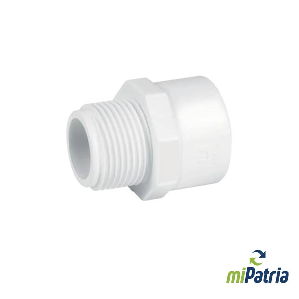 Adaptador Macho PVC 1/2" Amanco