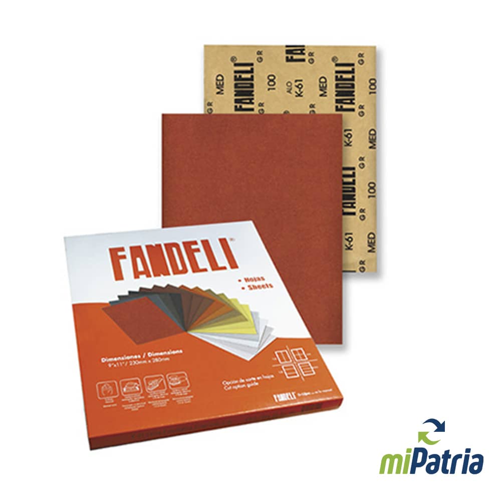 Lija Fandeli P/Madera #60, 80, 100, 150, 220