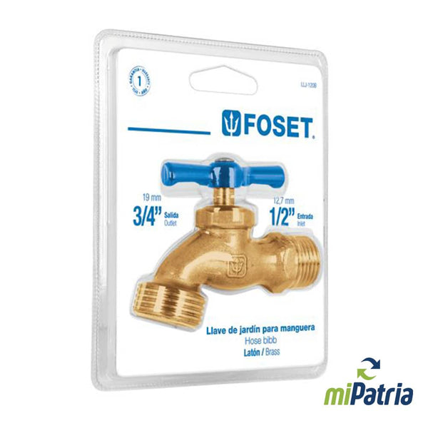 Llave pila Foset ½ Bronce
