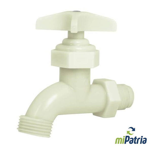 Llave Pvc Blanca P/Pila ½