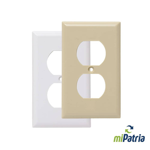 Placa p/toma Eagle #132 doble