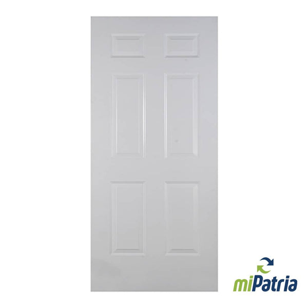 Puerta económica 6 tabla 36” x 80” termo formada